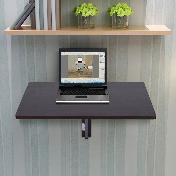 Inbox Zero WallMounted Floating Table SpaceSaving Hanging Table For